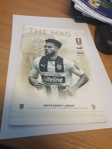 Notts county aveley 29 - v, aveley,