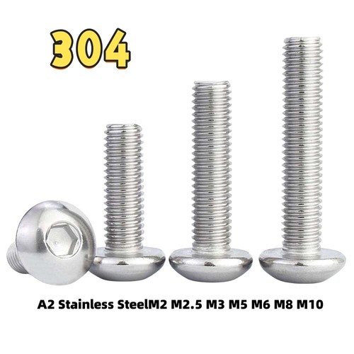 Large button head screws hex - button,