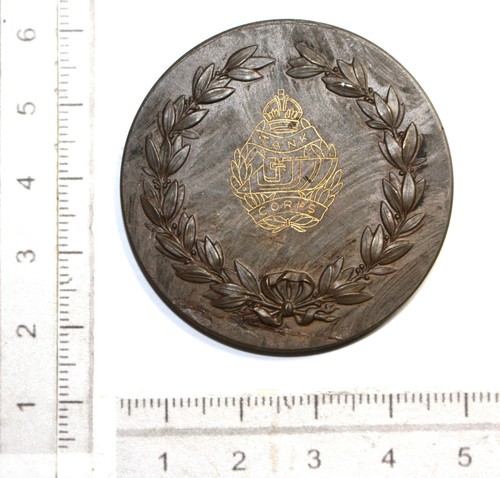 Ww1 tank corps prize bronze - tank,