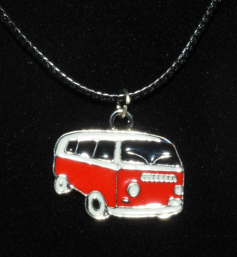 Red dub camper - vw, campervan