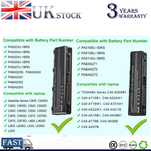 Pa5024u pa5109u 1brs - pa5024u/pa5109u-1brs, battery