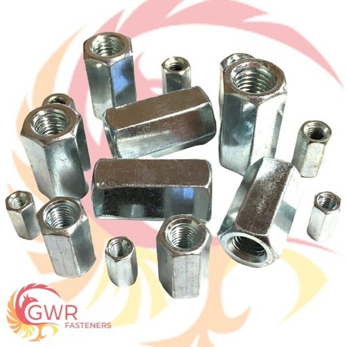 Threaded rod connecting nuts - threaded,
