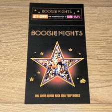 Boogie Nights - rare promotional 1998 film music soundtrack large postcard.
