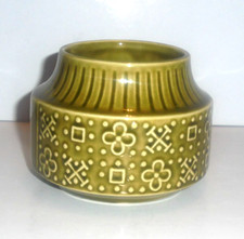 VINTAGE SADLER GREEN SUGAR BOWL