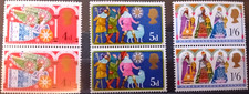 GB QEII 1969 SG 812-814 Christmas  Nativity 1969 MINT N/H. SET OF 3 in Pairs*