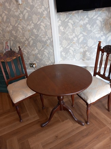 Tilt top table pair of - top,