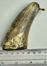 Antique Early 1800’s Carved Gamekeeper’s SNUFF MULL in shape of BIRD! (SHC)