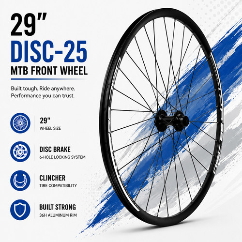 Mtb front wheel aluminium - 29",