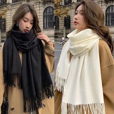 Women Cashmere Wool Scarf Warm