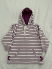 Children’s Lazy Jacks Pink Striped Hoodie Age 3-4 Years Excellent Condition