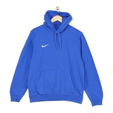 Nike Hoodie Mens Size M Blue Regular Fit Solo Swoosh Embroidered