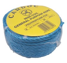 Blue Rope Nylon Multi Purpose Cardoc Brand Quality Heavy Duty 6mm 8mm 10mm 12mm