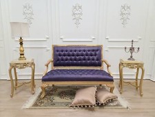 French Settee/Antique Gold
