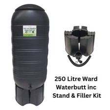 Ward Black Slimline Plastic