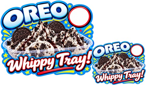 Oreo whippy tray ice - whippy,