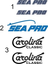 SEA PRO BOAT STICKER DECAL