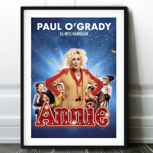 Annie musical poster - poster, print