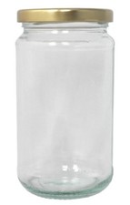 Round Jars Glass Jam Chutney