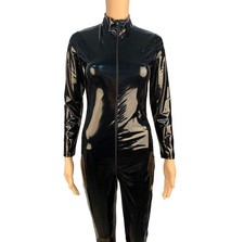 LATEST DESIGN Black Shiny Faux