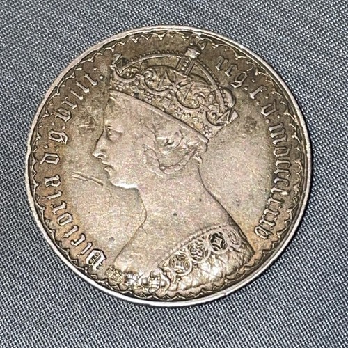 Queen victoria gothic florin - queen,