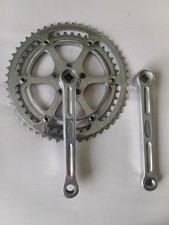 Stronglight 49D Square Taper Chainset With TA 52/44 Chainrings Eroica Vintage