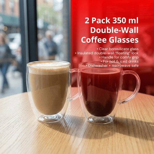 Double wall insulated glass - double,