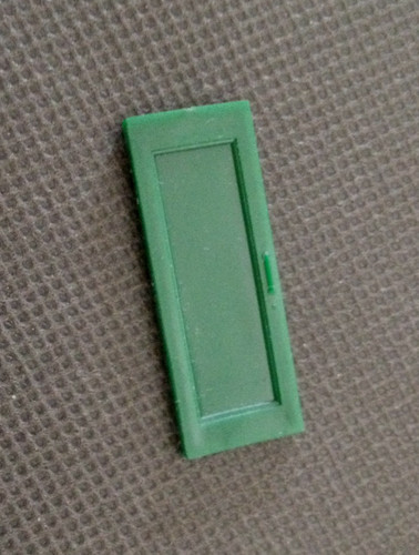 Spare original green door - 1,