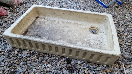 Antique glazed butlers sink - antique,
