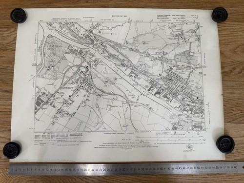 1920 ordnance survey os - survey,