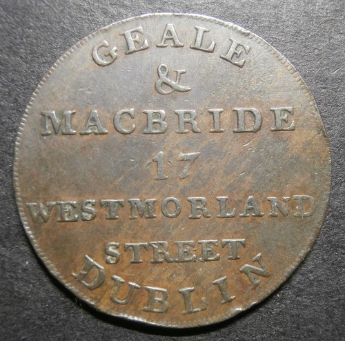 Irish halfpenny token geale - halfpenny,