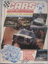 Cars and Car Conversions magazine 09/1984 featuring McCoy, Opel, Peugeot, Ford