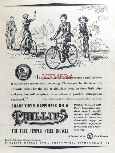 Vintage phillips bicycles - vintage,