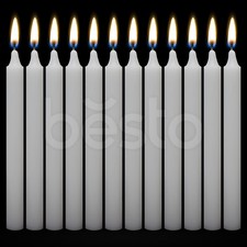 12x household dinner candles - 6/12x,