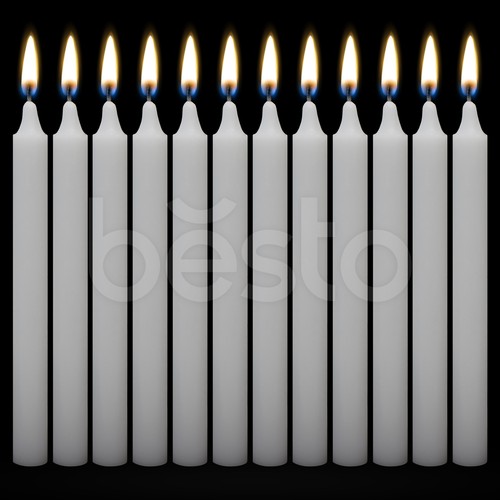 12x household dinner candles - household,