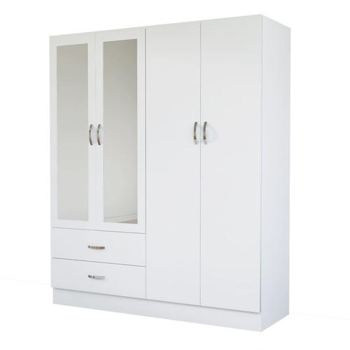Matt wooden door wardrobe - wooden,