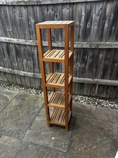 Habitat Oak Shelves. Bathroom