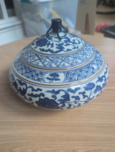 Vintage blue and - vintage, white