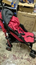 Chicco Used Folding Buggy _ Scarlet Red with winter snug
