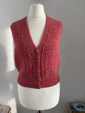Hand Knitted Coral Pink