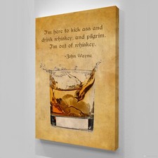 OLD WHISKY GLASS JOHN WAYNE F