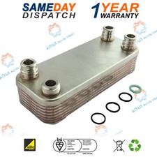 VAILLANT TURBOMAX PLUS 824/2 E VUW 242/2-5 DHW HEAT EXCHANGER (189mm) 065123
