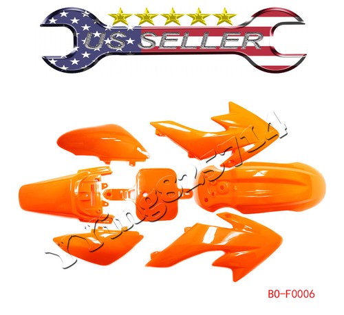 Orange plastic fairing - fairing, kit