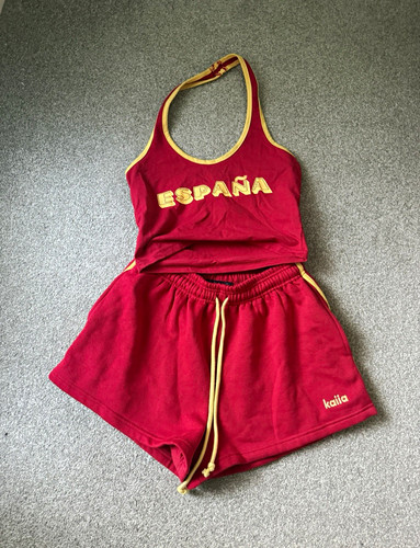 Kaiia red yellow graphic print - red,
