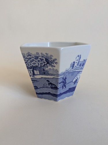 Vintage spode italian blue and - blue,