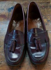 G. H. Bass - Weejuns Tassel Loafers Oxblood - Burgundy - UK 9 - Good.