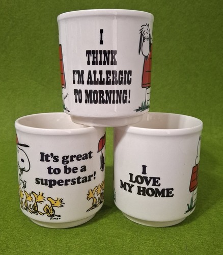 Snoopy peanuts mugs - mugs, x