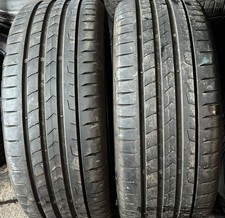 X2 Matching Pair Of 225/45/17 Continental Premium Contact 7 91Y Tyres