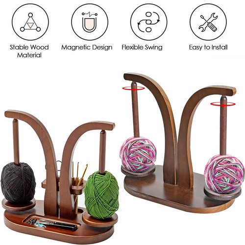 Spool storage rack knitting - spool,