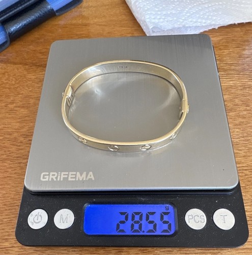 9ct yellow gold - gold, screw