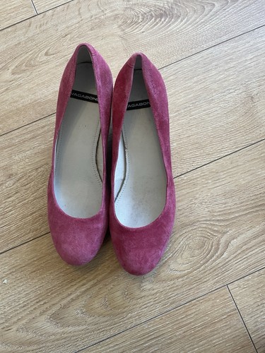 Vagabond raspberry pink suede - raspberry,